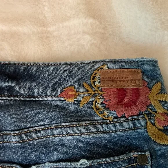 Sundance Women's Embroidered Jeans size 28 - Picture 10 of 12